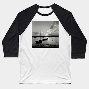 Sunset at Burnham Overy Staithe, Norfolk, UK Baseball T-Shirt